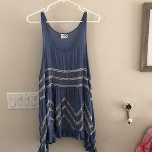 Free People Voile Lace Trapeze Slip